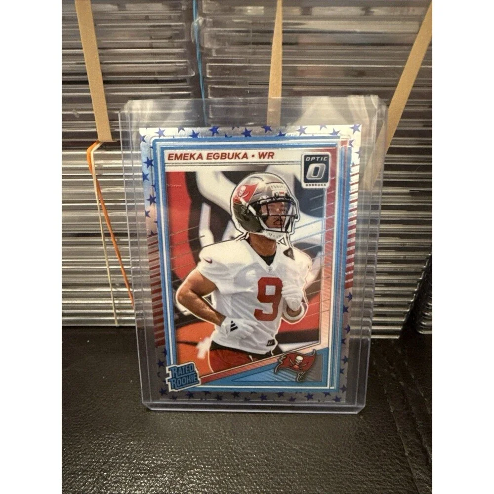 2025 Panini Donruss Optic Rated Rookie Blue Star Emeka Egbuka #265 Buccaneers💥